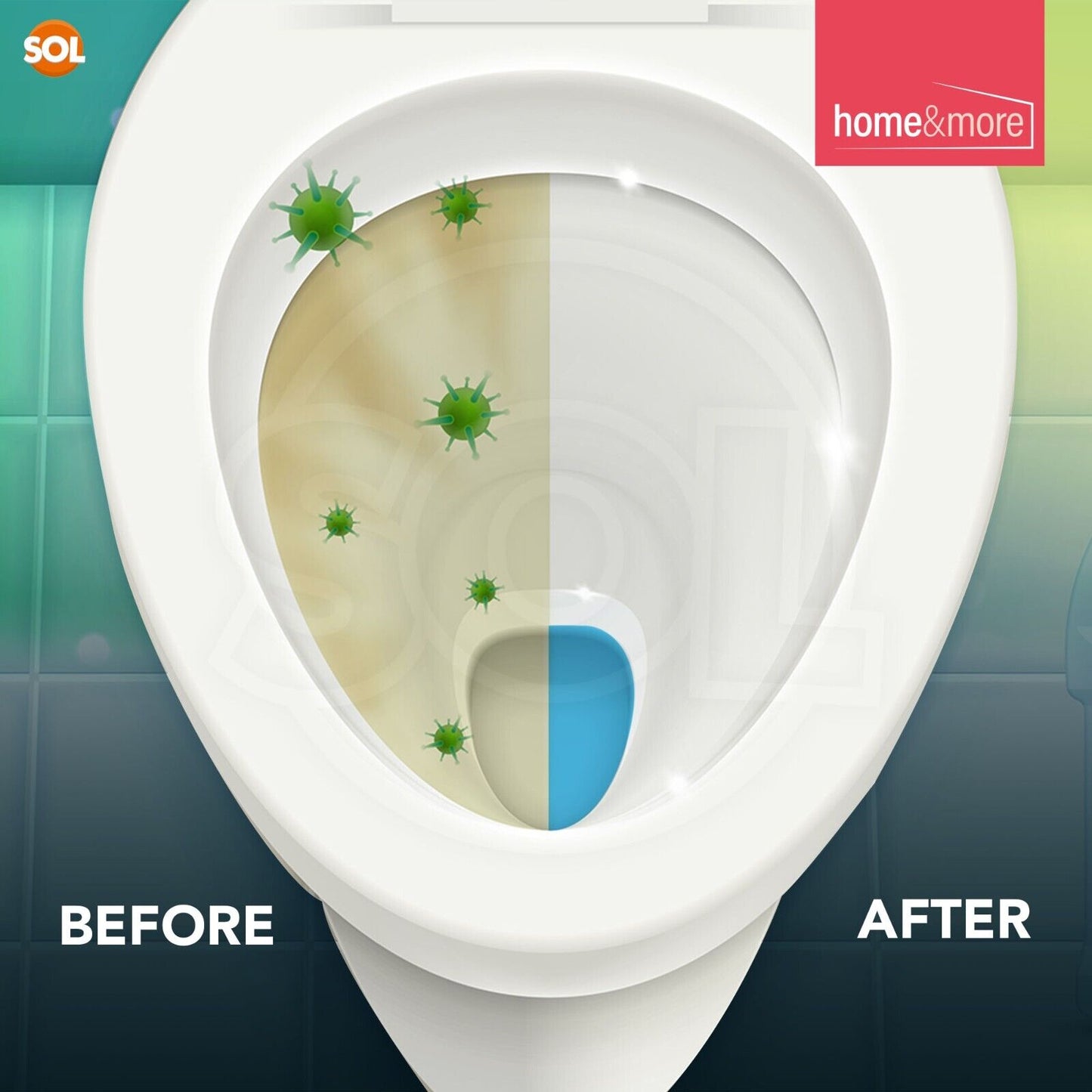 Cistern Blue Blocks Toilet Freshener Cleaner | 48 Pack