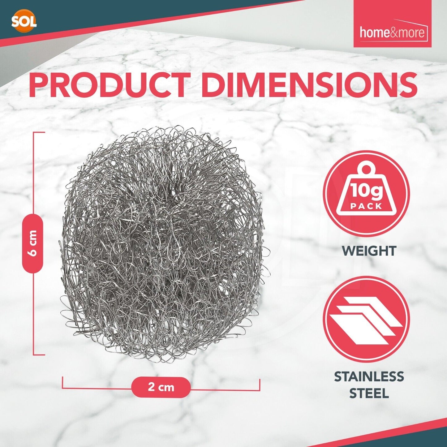 Kettle Descaler Balls Stainless Steel Mesh Limescale Remover | 4 Pack