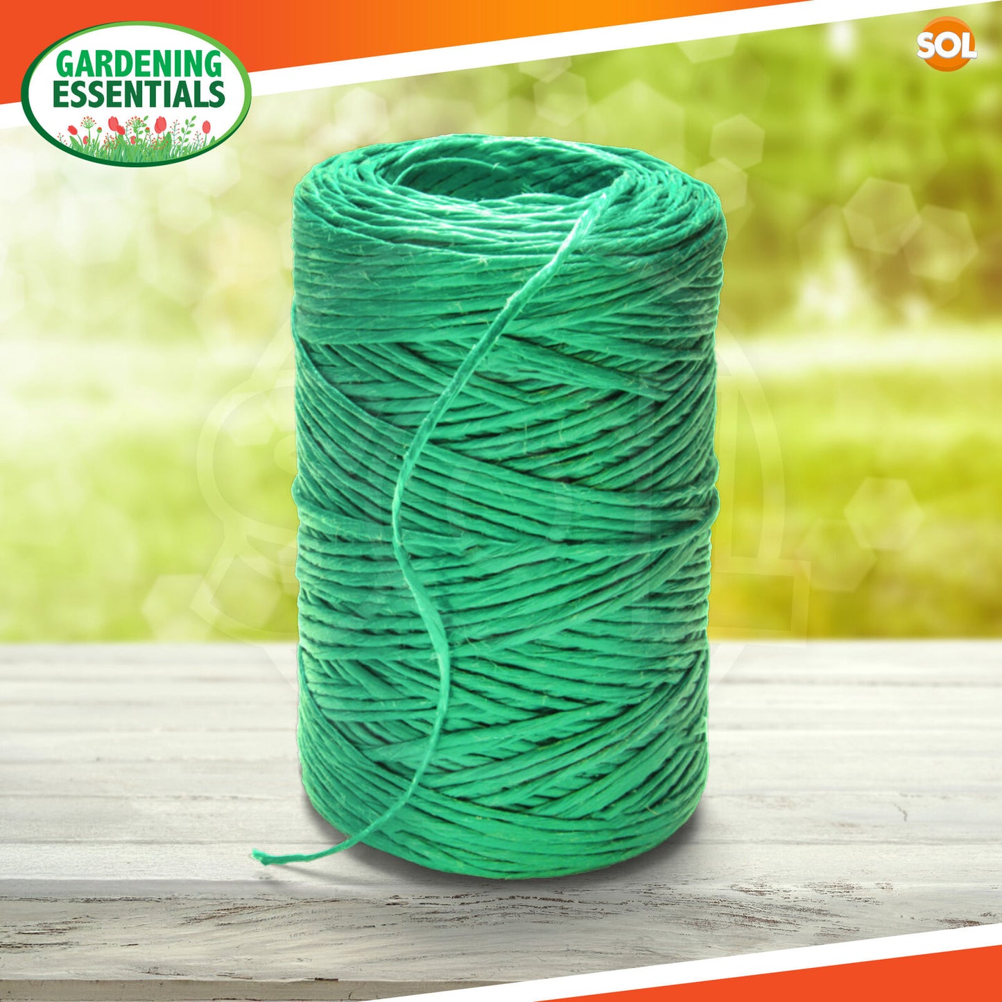 250-750M Green Garden String Twine Heavy Duty Gardening Plant Support Craft