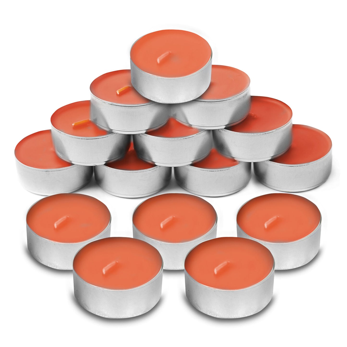 Scented Tea Light Candles | 4 Hour Burn Fragrance | 75 Pack