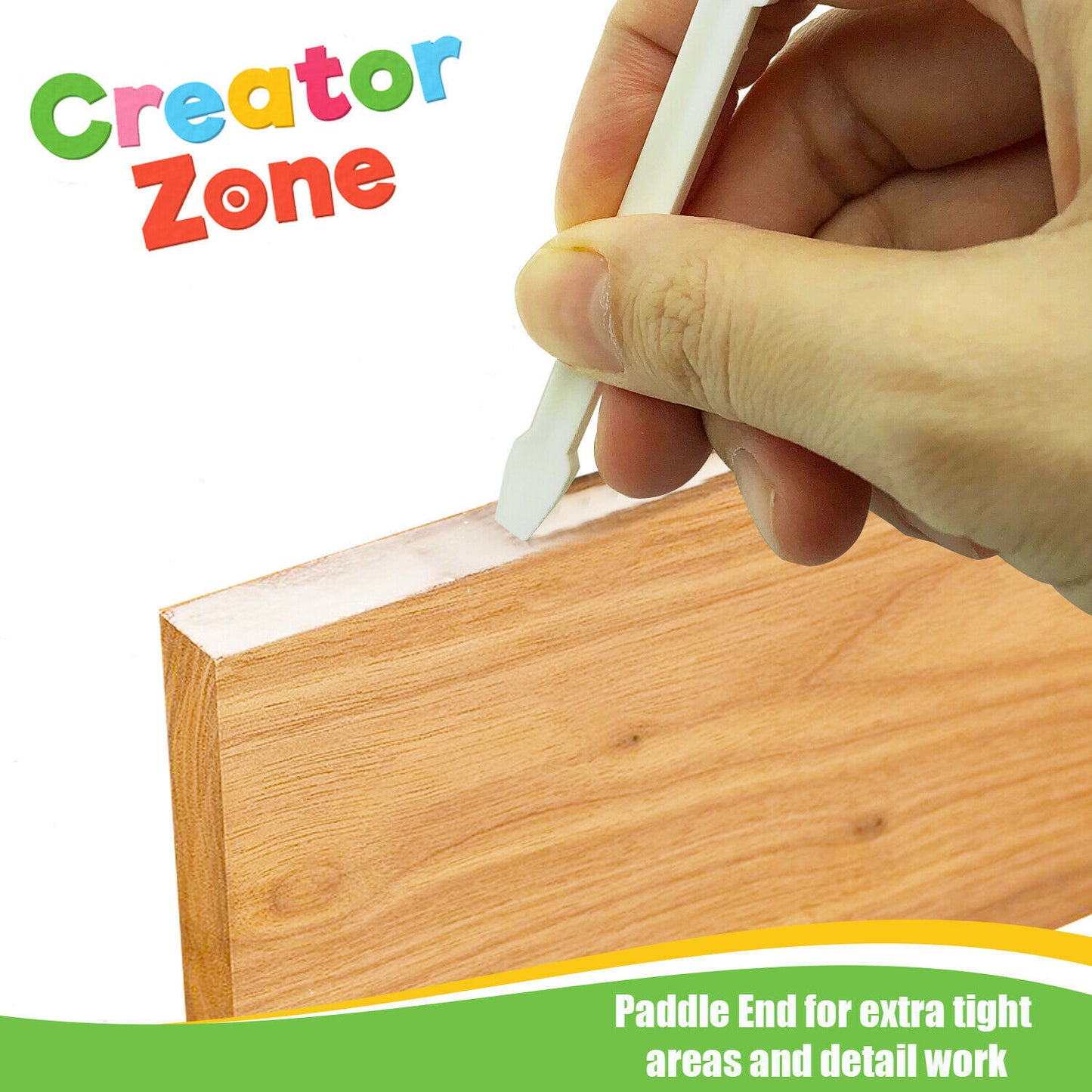 Glue Spreaders Plastic PVA Adhesive Sticks | White | 30 Pack