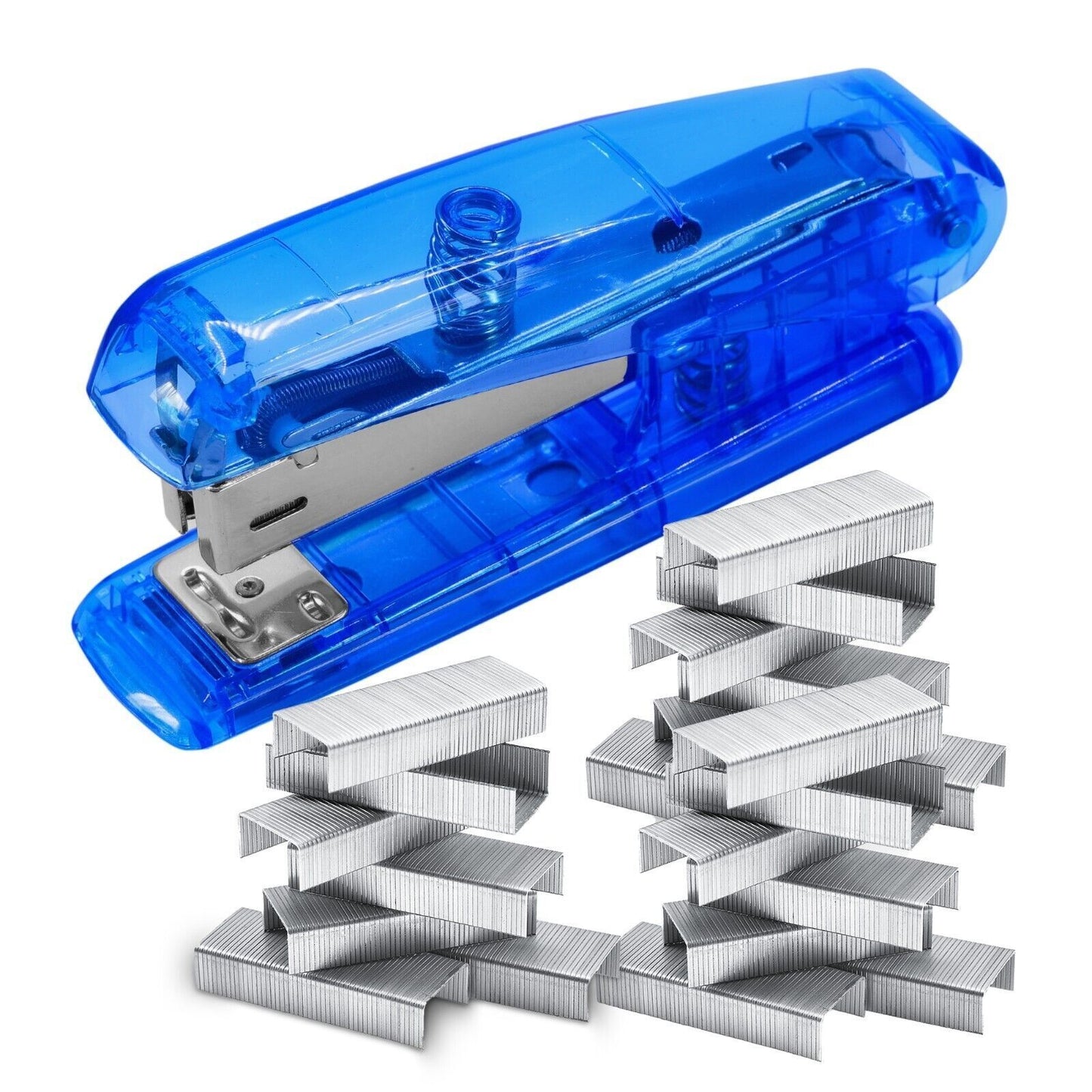 Stapler and Staples 500pk For Desktop Set Office Desk School Home Stationery