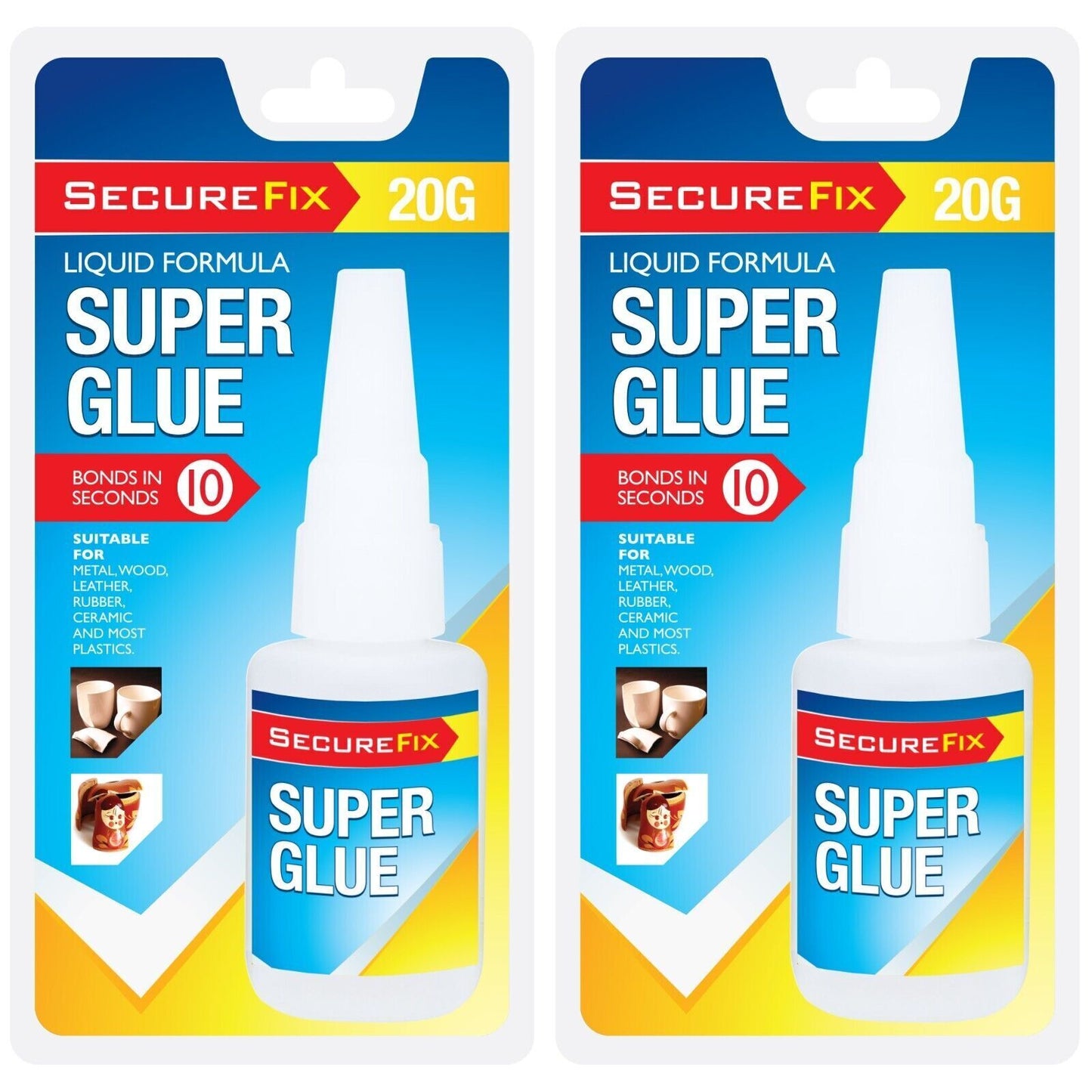 Super Glue Extra Strong Bond 20g | Premium Adhesive Plastic Rubber Leather Wood