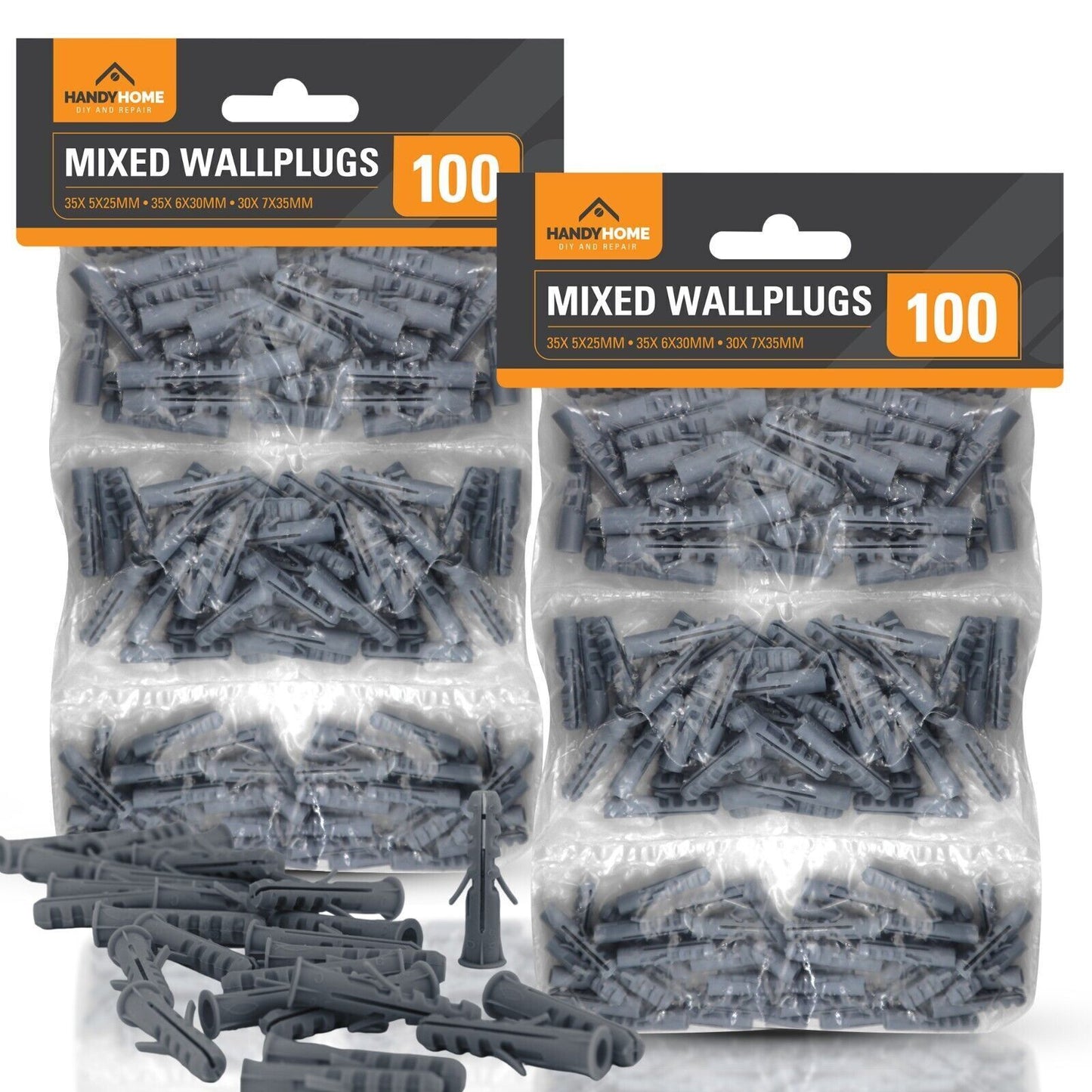 Wall Plugs Plasterboard Assorted Rawl Heavy Duty | 100 Pack