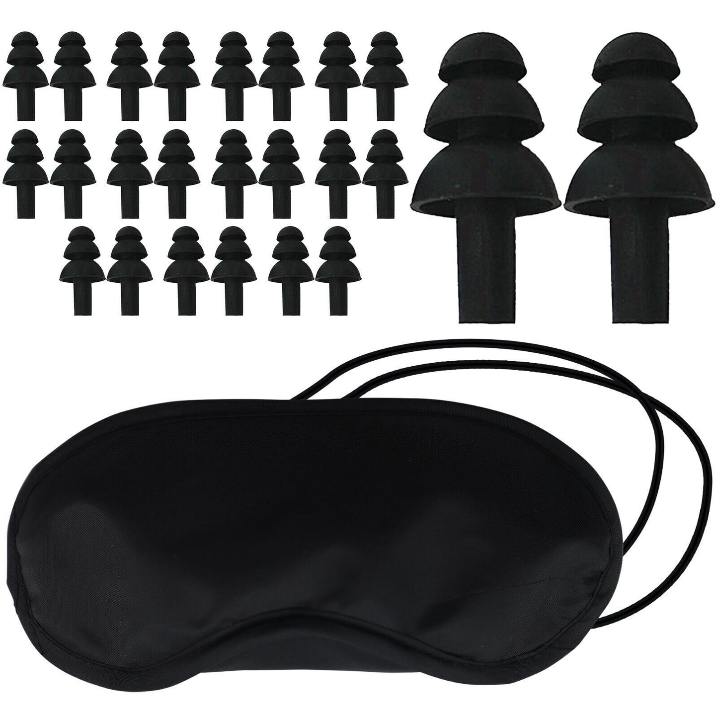 Soft Silicone Ear Plugs Sleep Reusable Swimming Anti Noise | 12 Pack