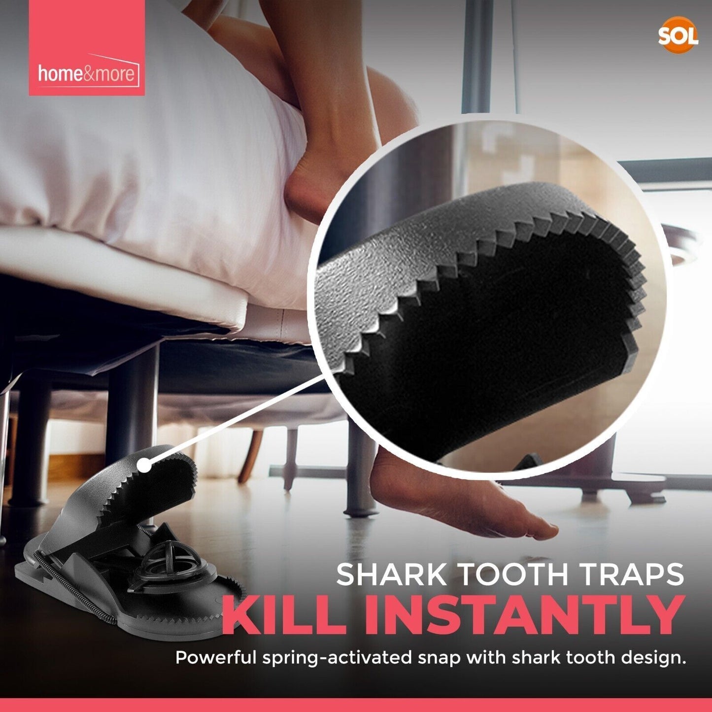 Mouse Traps | Heavy Duty Reusable Rodent Catcher | 12 Pack