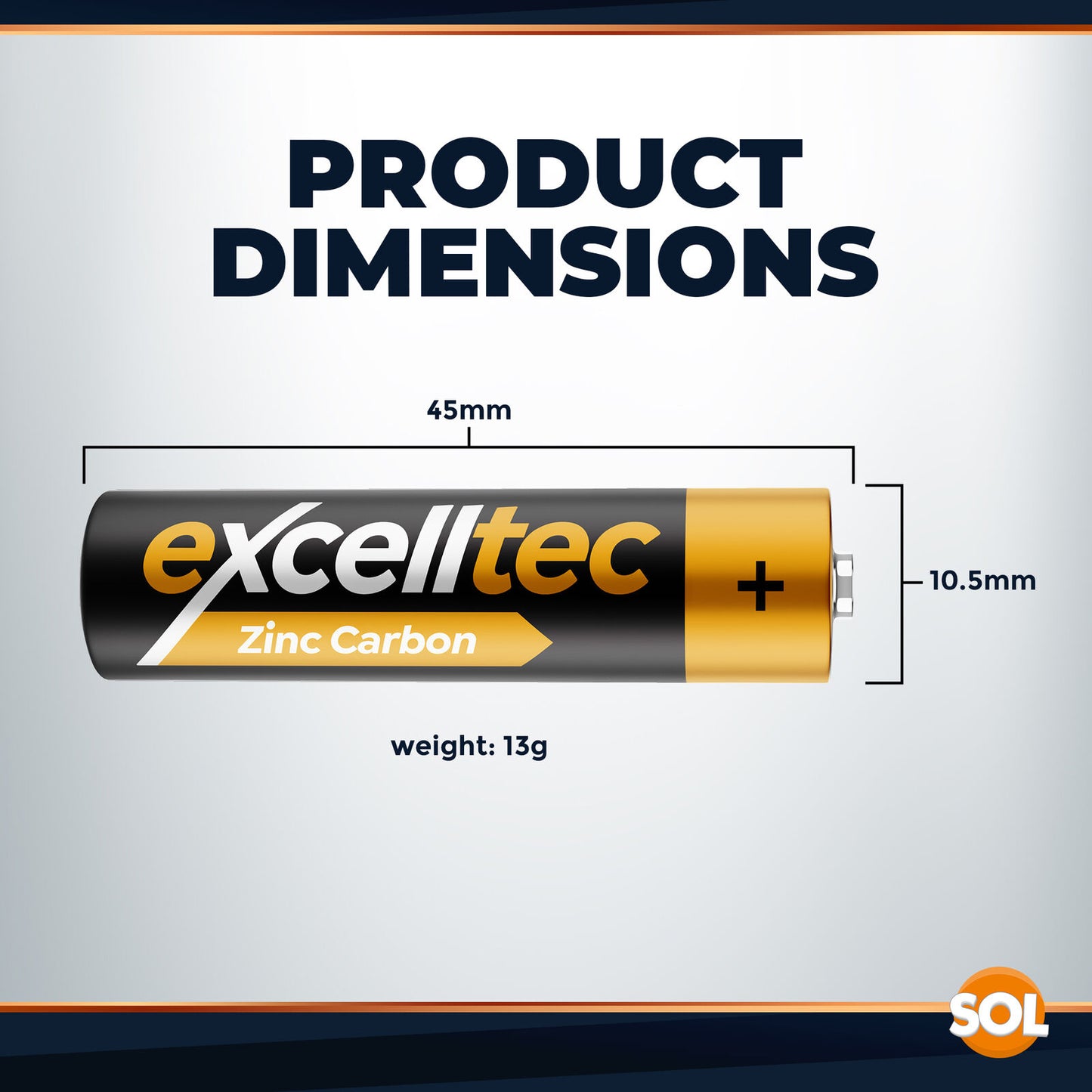22 Excelltec AA / AAA Batteries | 1000mAh 1.5v Heavy Duty Battery Long Expiry Life