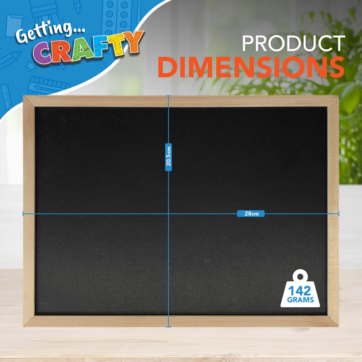 A4 Children's Chalkboard | Wooden Blackboard & Eraser