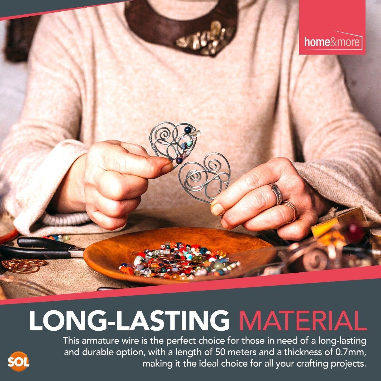 Craft Wire 20 Gauge Aluminium | Jewellery & DIY | 100M