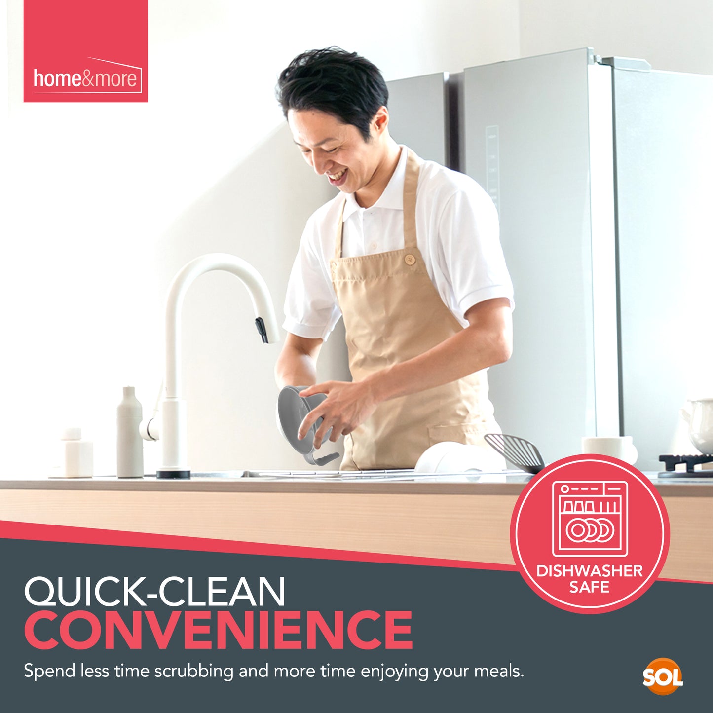 Microwavable Containers with Vented Lids 900ml | Soup Mugs | 4 Pack