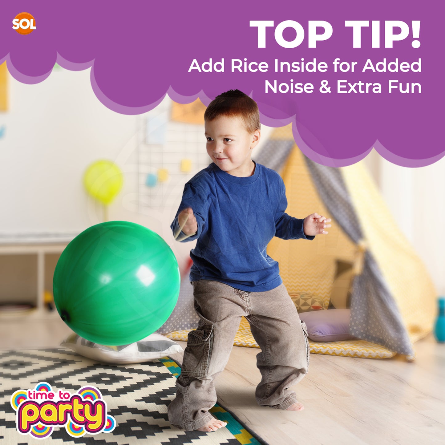 Punch Balloons Large | Party Bag Fillers Kids Birthday Toys | 15 Pack