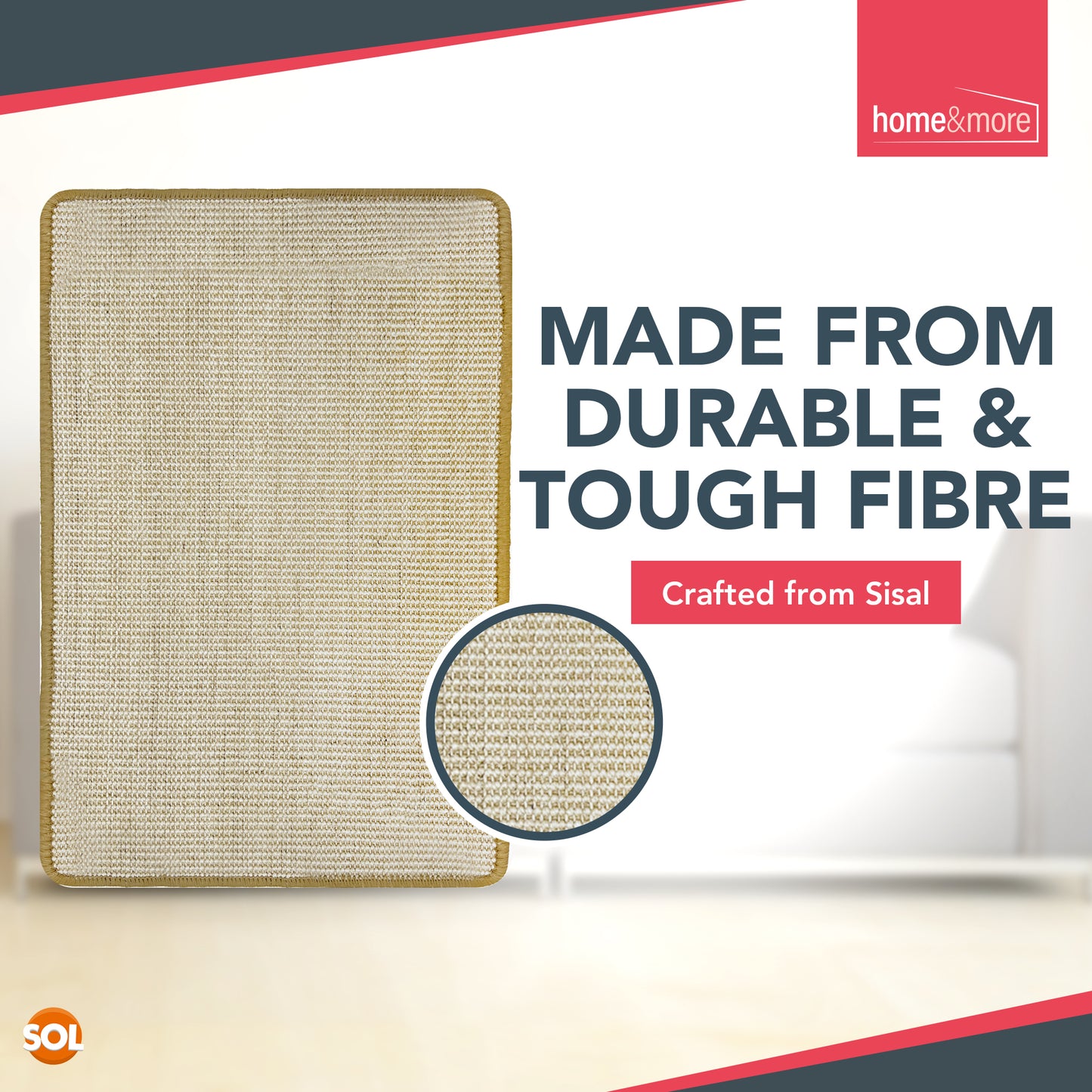 Cat Scratching Mat Sisal 60x40cm | Kitten Board Pad | 2 Pack