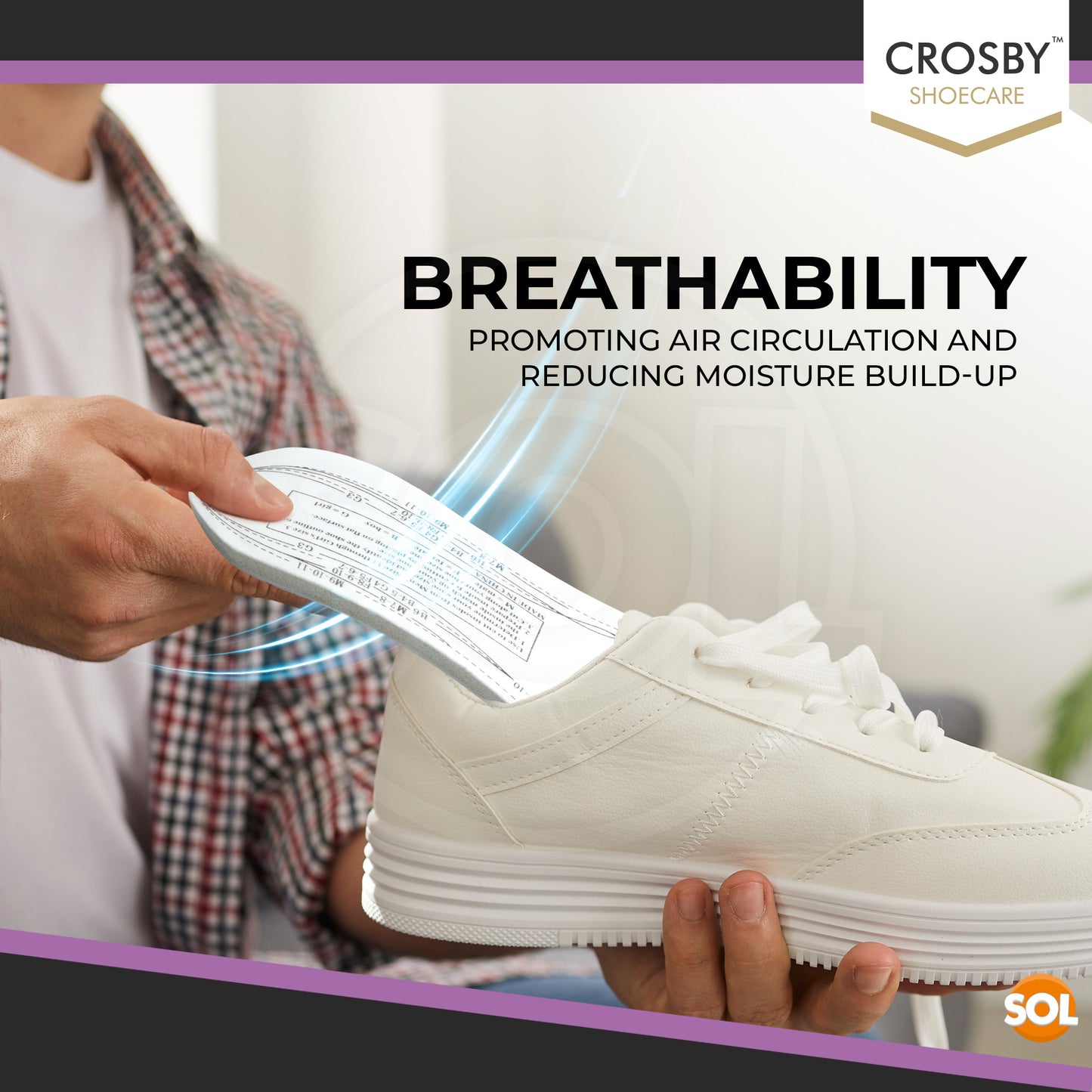 Memory Foam Insoles | Comfort Shoe Pads | 2 Pack