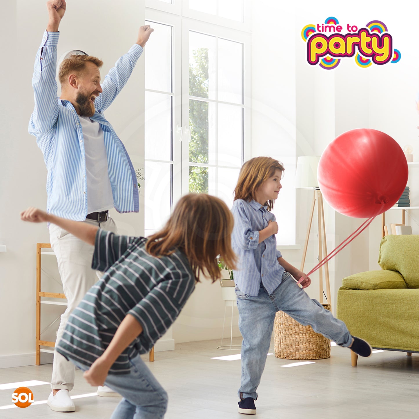 Punch Balloons Large | Party Bag Fillers Kids Birthday Toys | 15 Pack