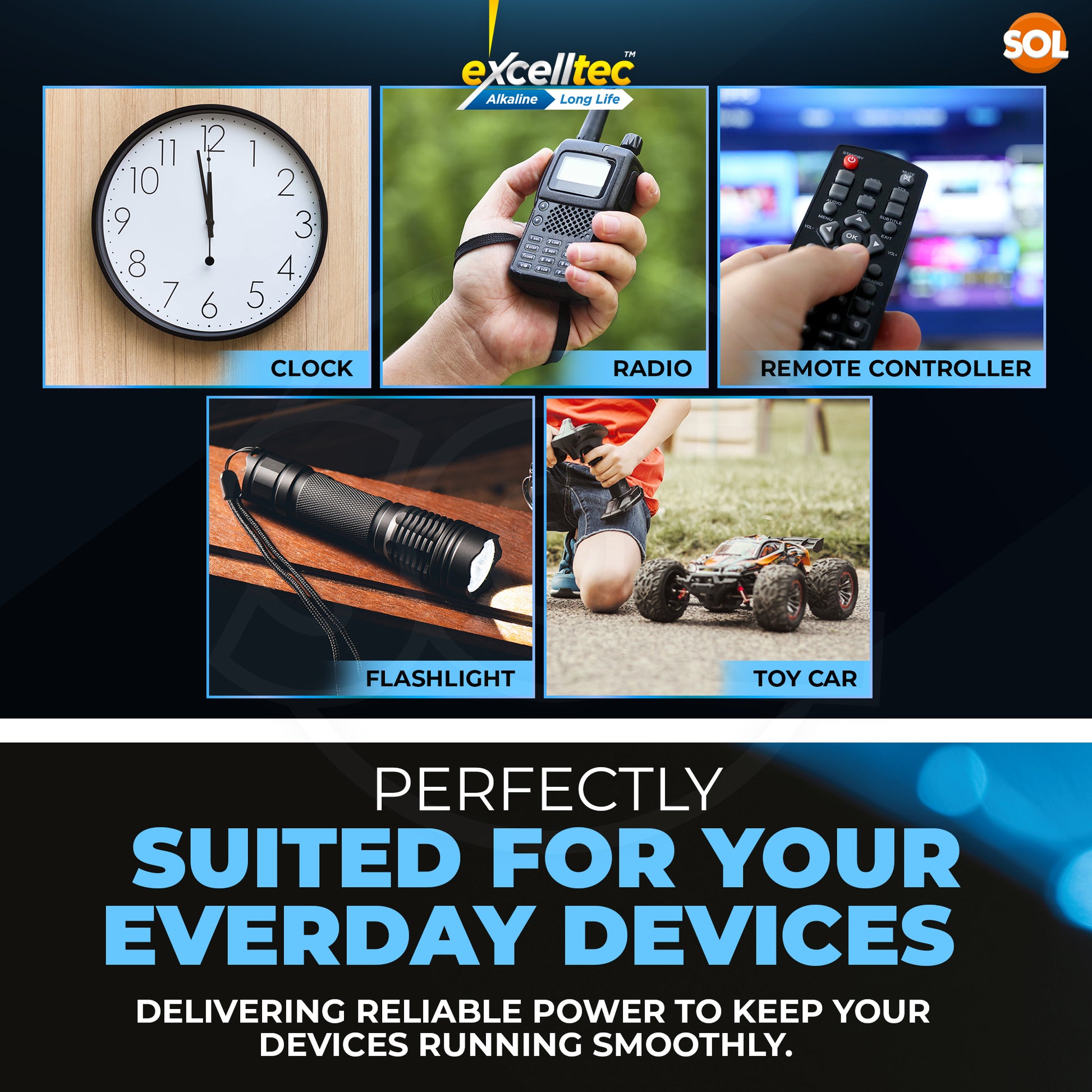 20pk Excelltec AA / AAA Batteries - Alkaline - Long Life Batteries for Everyday Devices