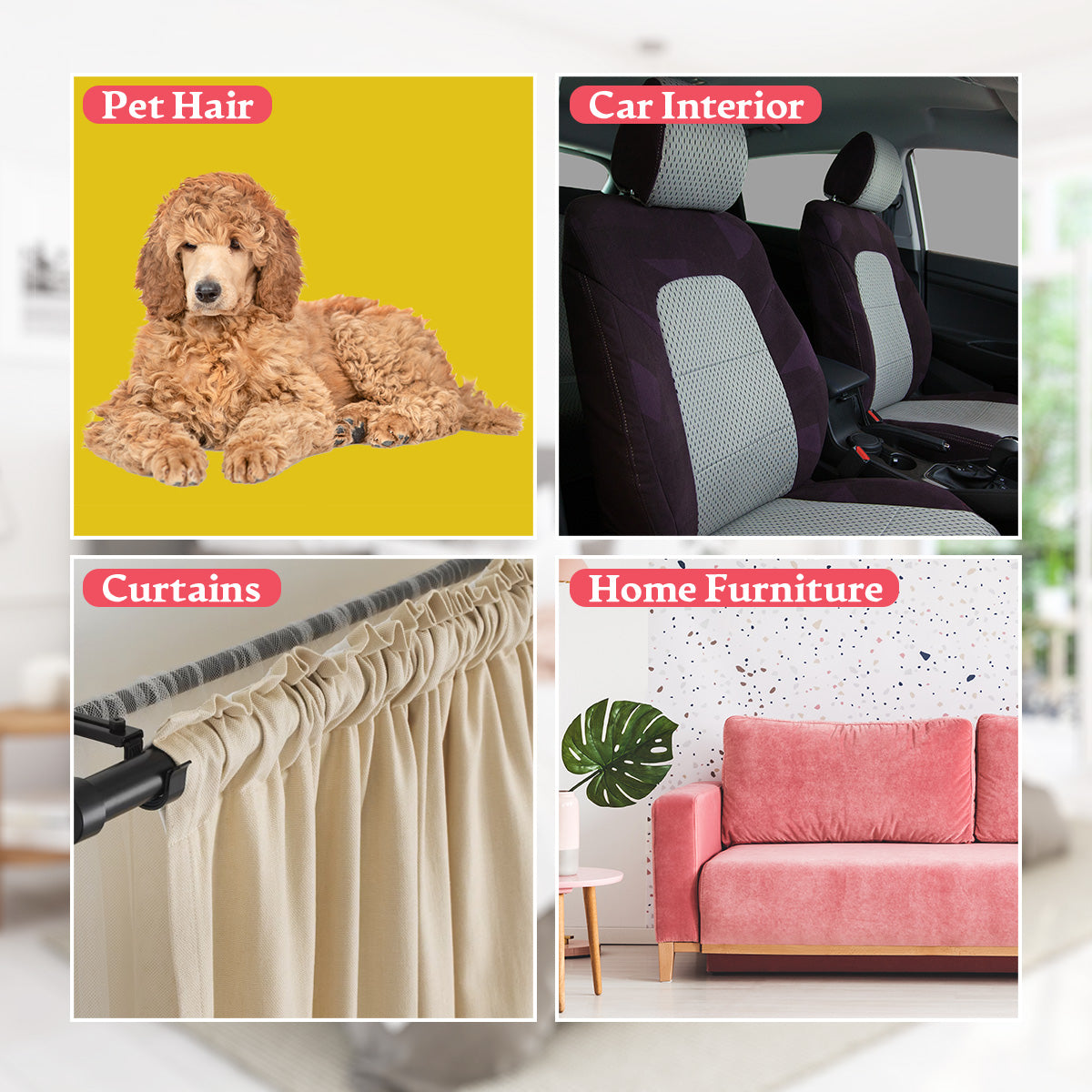 3pk x 10m Lint Roller Refills Rolls Pet Hair Clothes Fluff Dust Remover Sticky