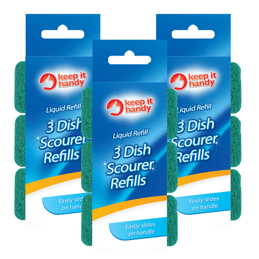 Washing Up Sponge Scourer Refills | Dishmatic Compatible | Handle Option