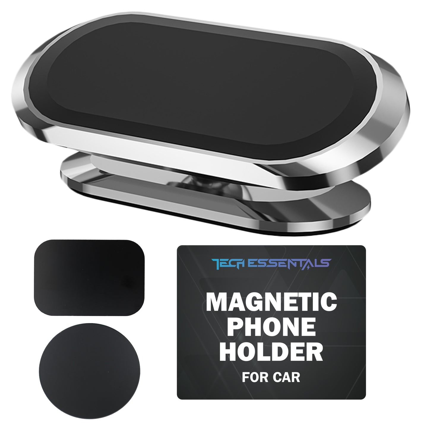 Universal Magnetic Car Phone Holder | Dashboard Mount 360° Rotating