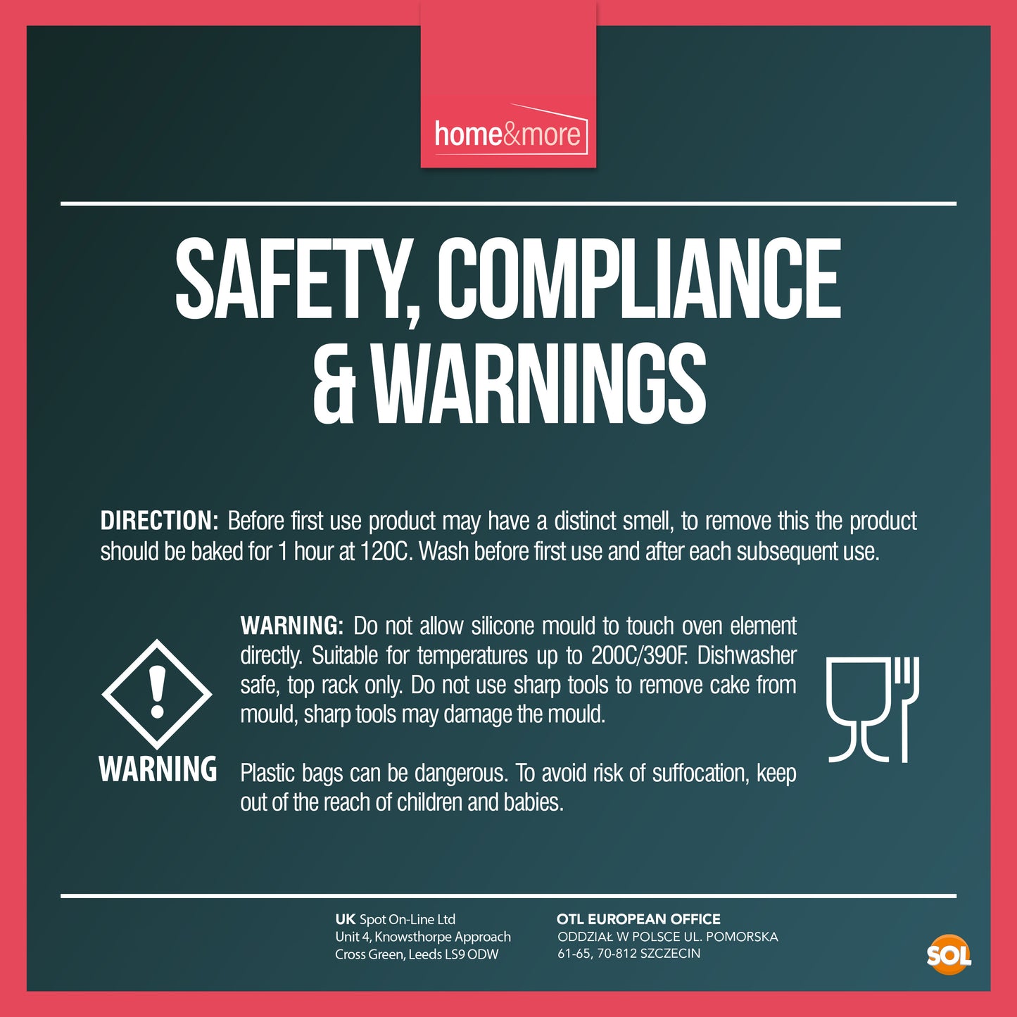 Silicone Cake Tin Round Mould 8 Inch | Non-Stick Baking Pan | 2 Pack