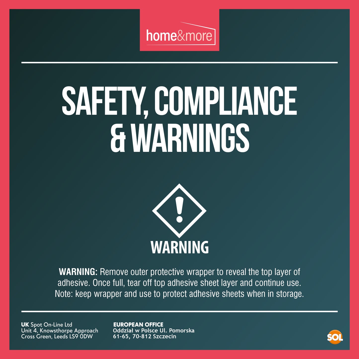 Lint Roller Refills Pet Hair Clothes Dust Remover | 6 Pack