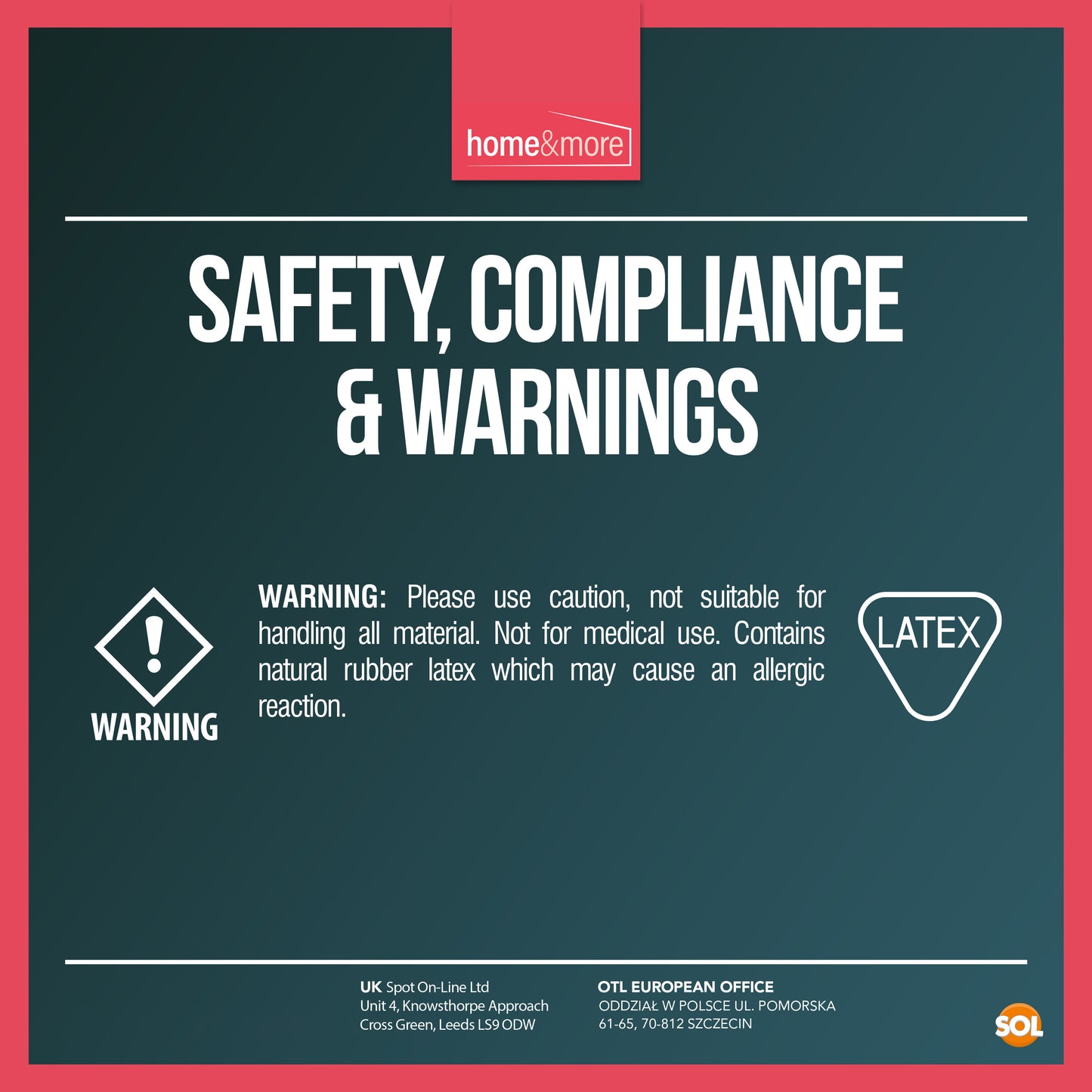 Rubber Gloves Medium | Long Sleeve Household Cleaning | 4 Pairs