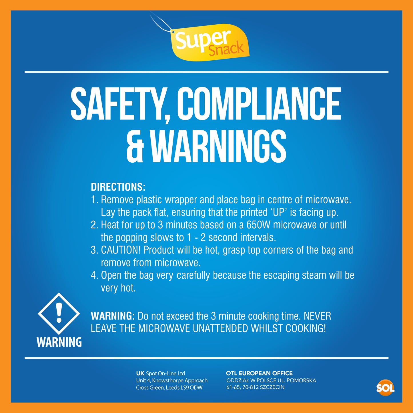 Microwave Popcorn Salted 85g | Movie Snack Bags | 12 Pack