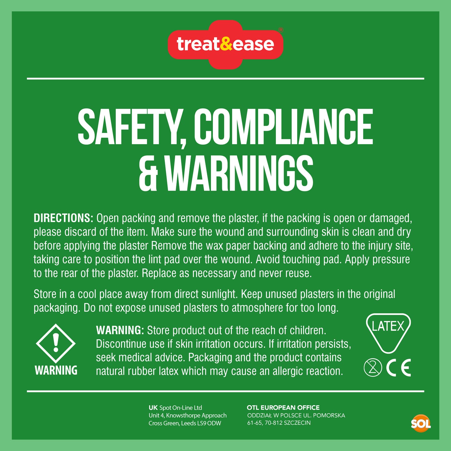 Round Spot Plasters 2.5cm Washproof First Aid | 400 Pack