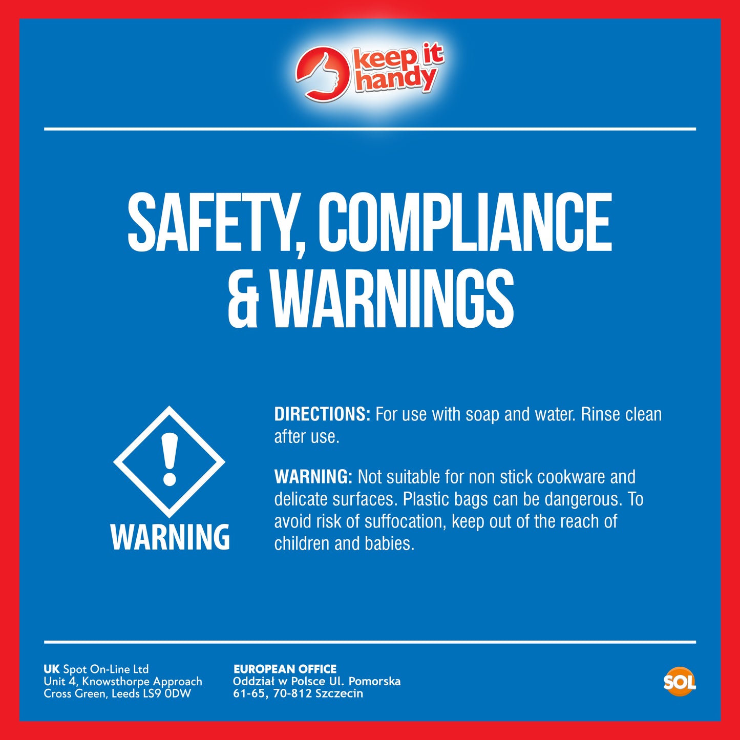 Sponge Scourers Washing Up Dish Pads Kitchen Cleaning | 20 Pack