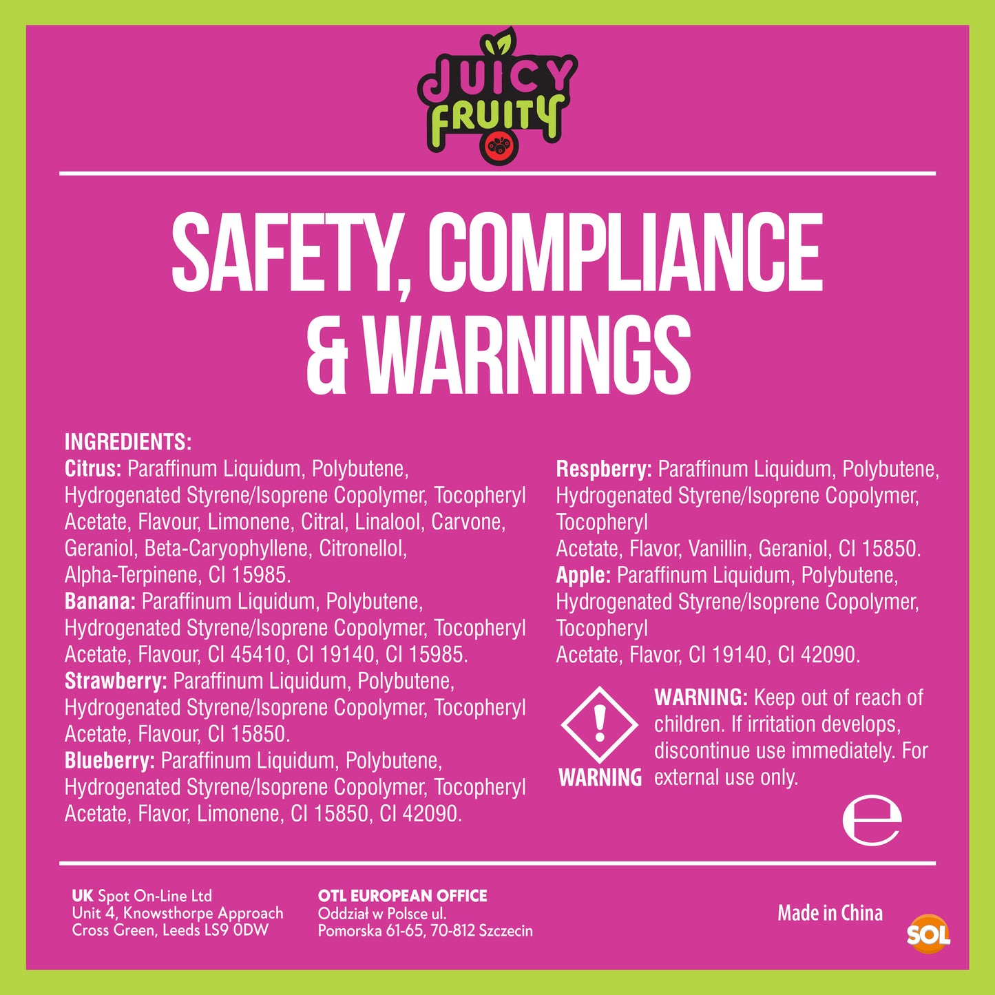 Lip Oil Fruit Set | Hydrating Clear Gloss Balm | 6 Pack