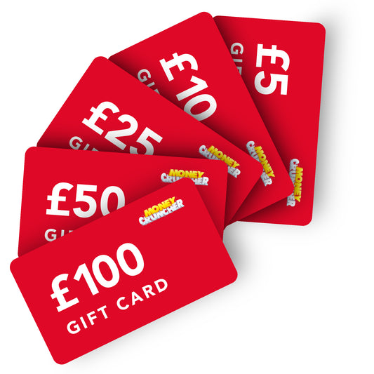 Money Cruncher Gift Card Instant Email Delivery