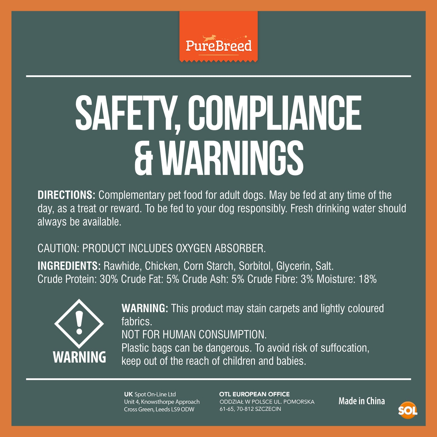 Dog Chews Rawhide Twists Wrapped in Chicken Healthy Treats | 50 Pack