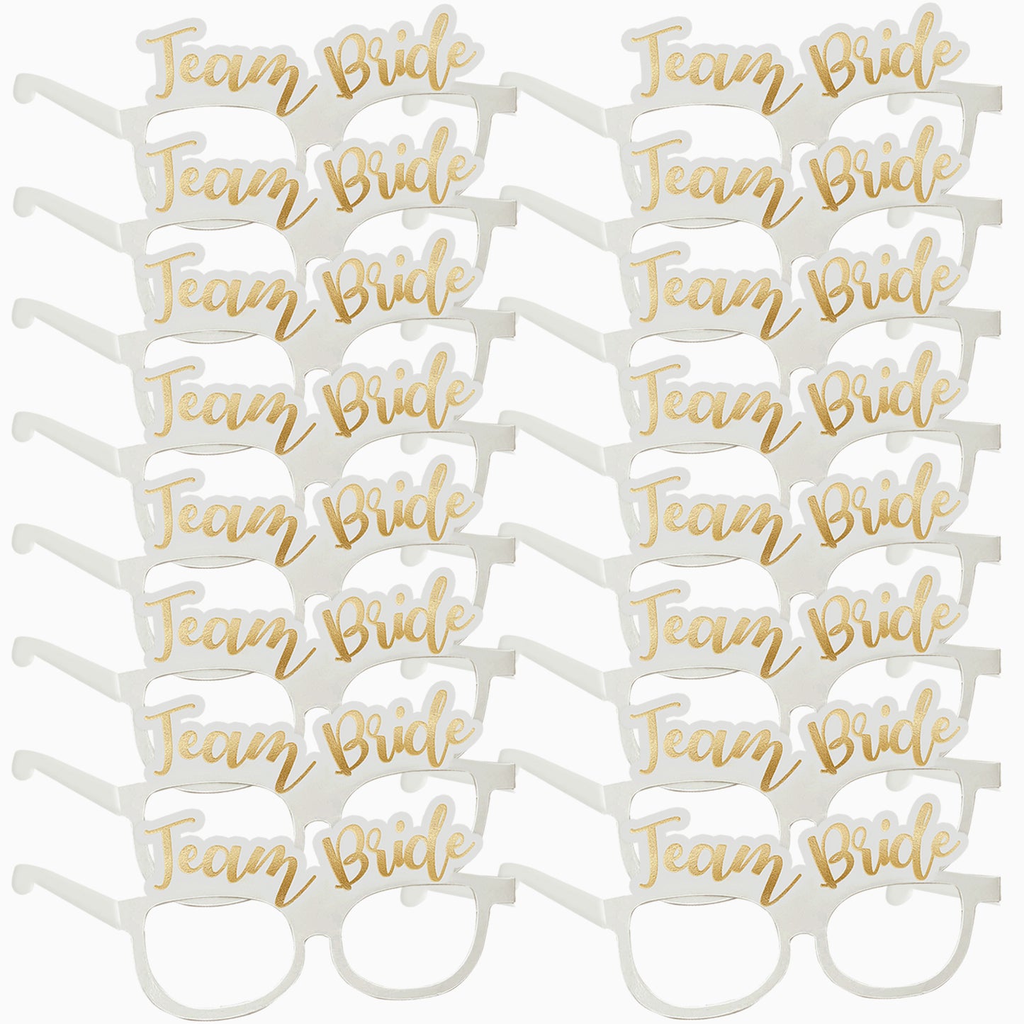 8-32 Hen Party Glasses | Team Bride To Be Hens Do Night Bridal Prop Accessories