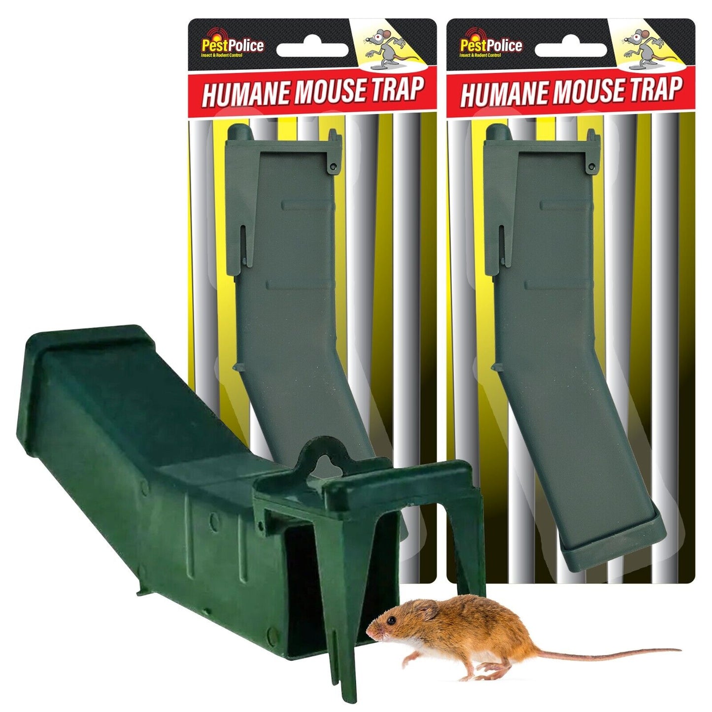 1-4 Humane Mouse Trap No Kill Mice Live Rat Catcher Pest Rodent Vermin Reusable
