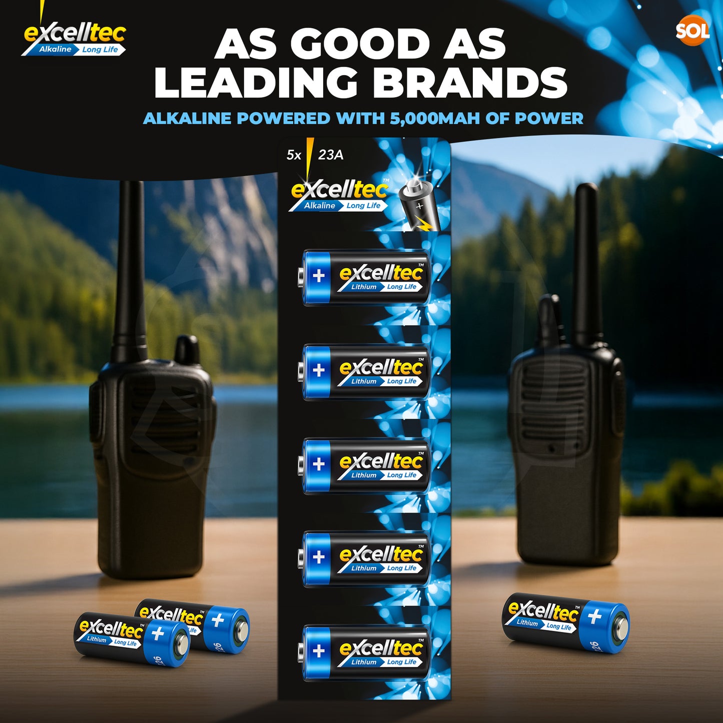 5-25pk 23A 12v Battery Alkaline Doorbell Batteries LRV08 23AE A23 MN21 A23G A23S