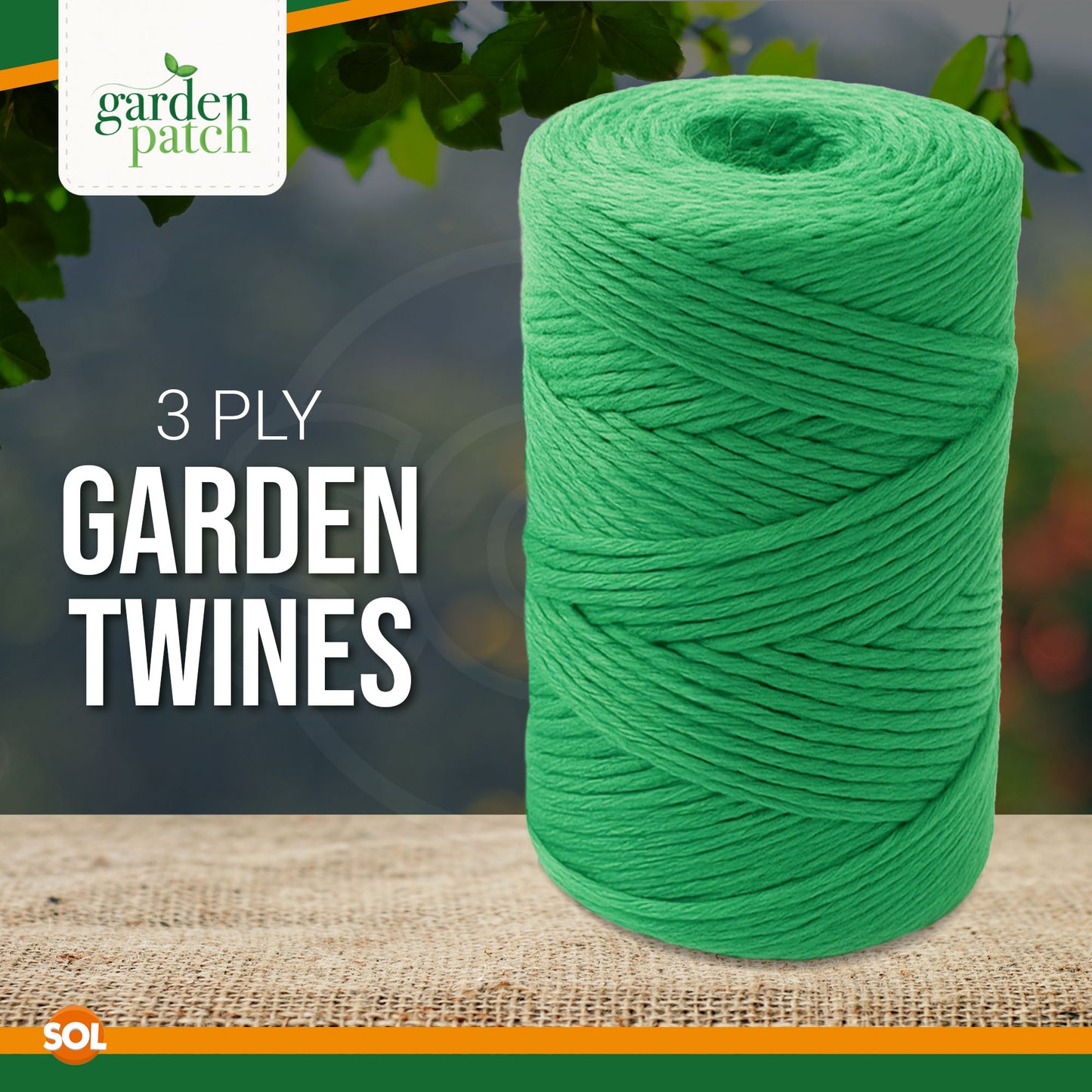 200-600M Green Garden String Twine Heavy Duty Gardening Plant Support Craft