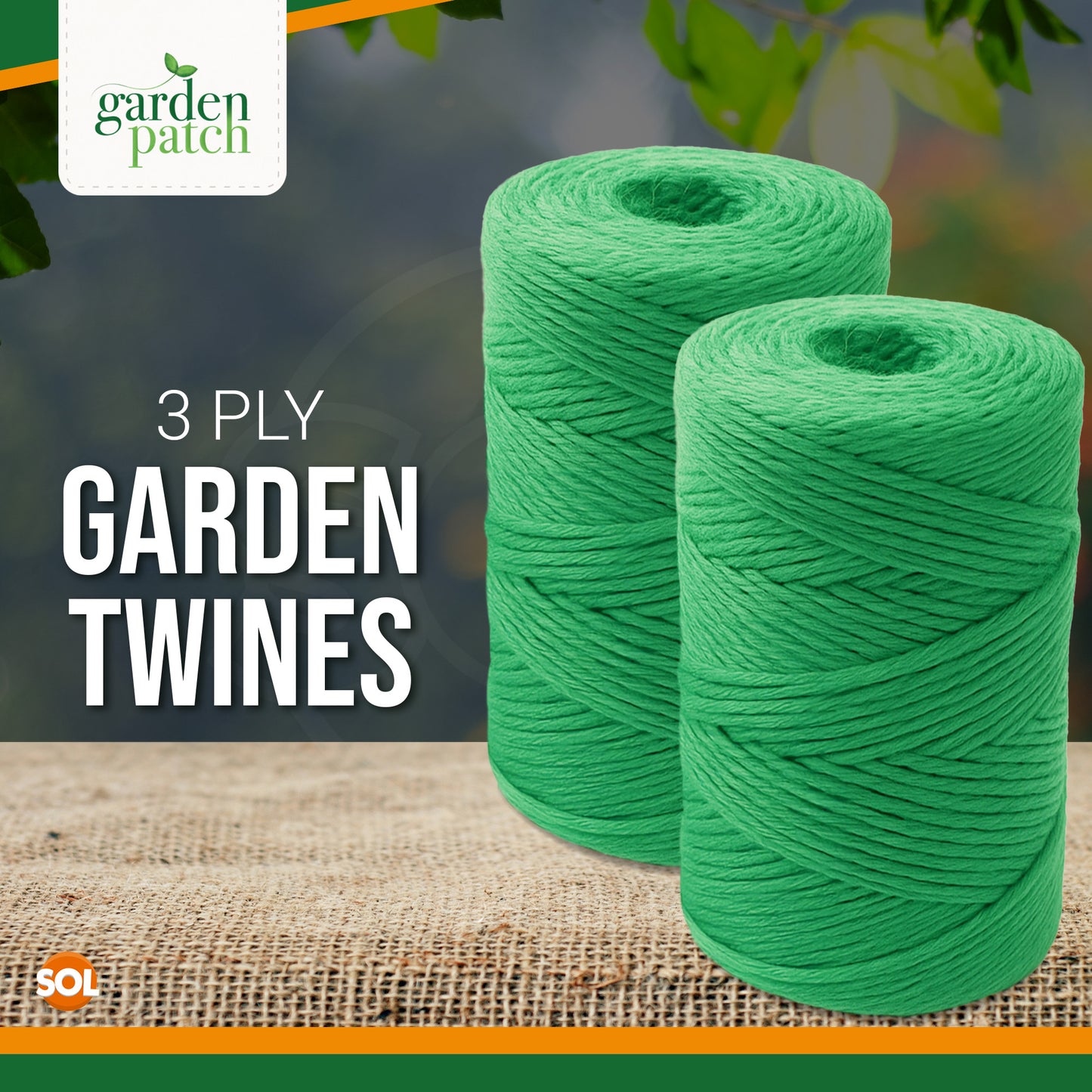 200-600M Green Garden String Twine Heavy Duty Gardening Plant Support Craft