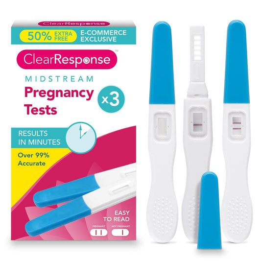 3-9 Pack Midstream Pregnancy Tests Sticks HCG Early Detection Kit 99%+ Accuracy