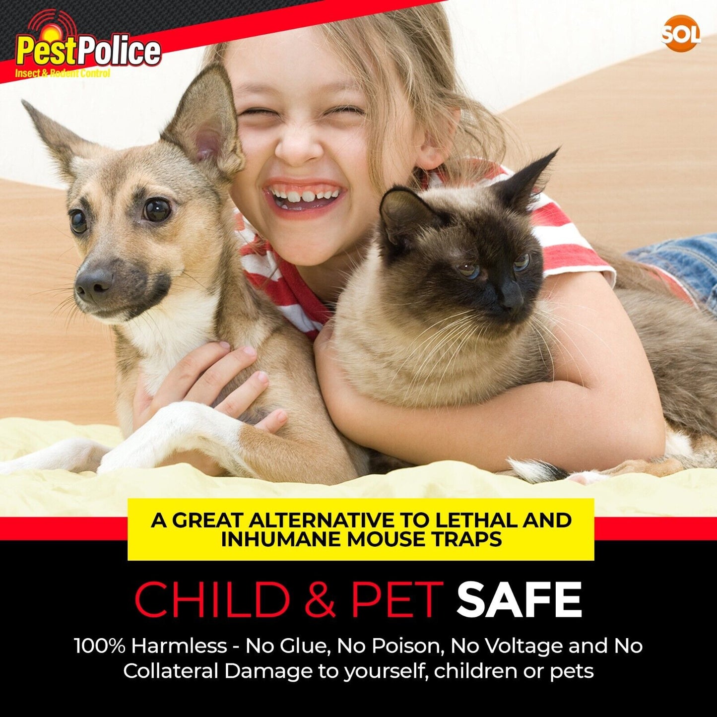 1-4 Humane Mouse Trap No Kill Mice Live Rat Catcher Pest Rodent Vermin Reusable