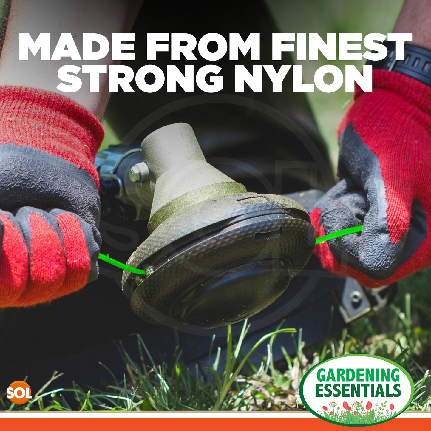 Garden Strimmer Trimmer Line Cord 20M | Nylon Wire | 2 Pack