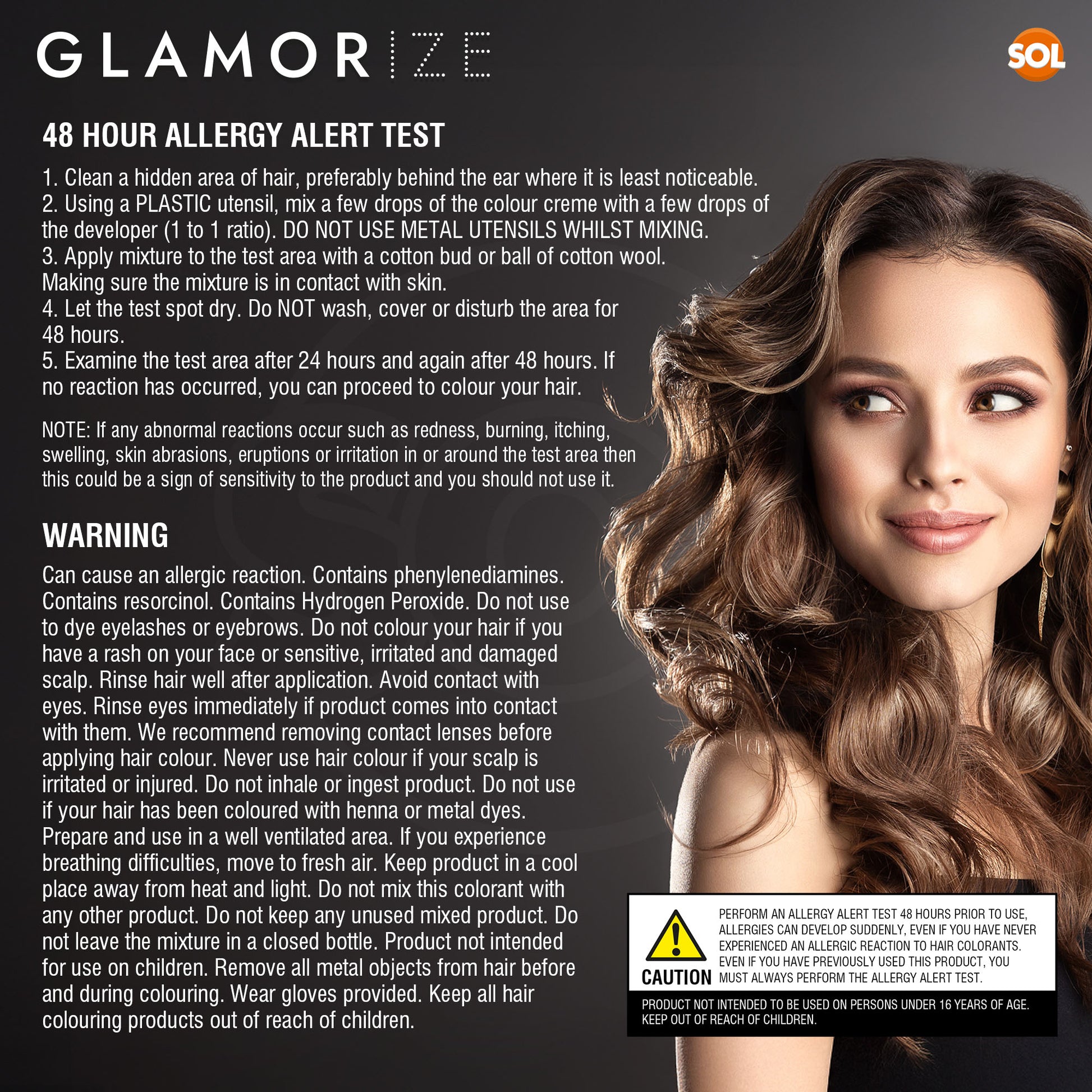 2pk Dark Brown Colour Permanent Hair Dye No.5 | Developer, Colour Gel & Gloves