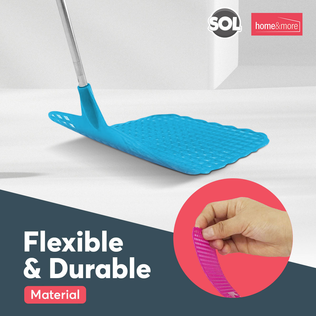 4pk Fly Swatter Telescopic Long Extendable 26-73cm Swat Bug Insect Mosquito Wasp