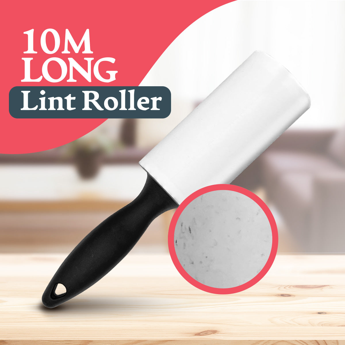 3pk x 10m Lint Roller Refills Rolls Pet Hair Clothes Fluff Dust Remover Sticky