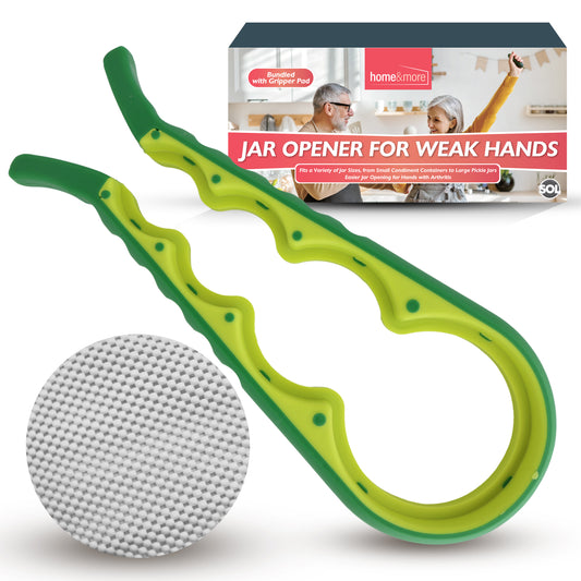 Easy Grip Jar Opener | Lid & Bottle Opening Multitool for Arthritis
