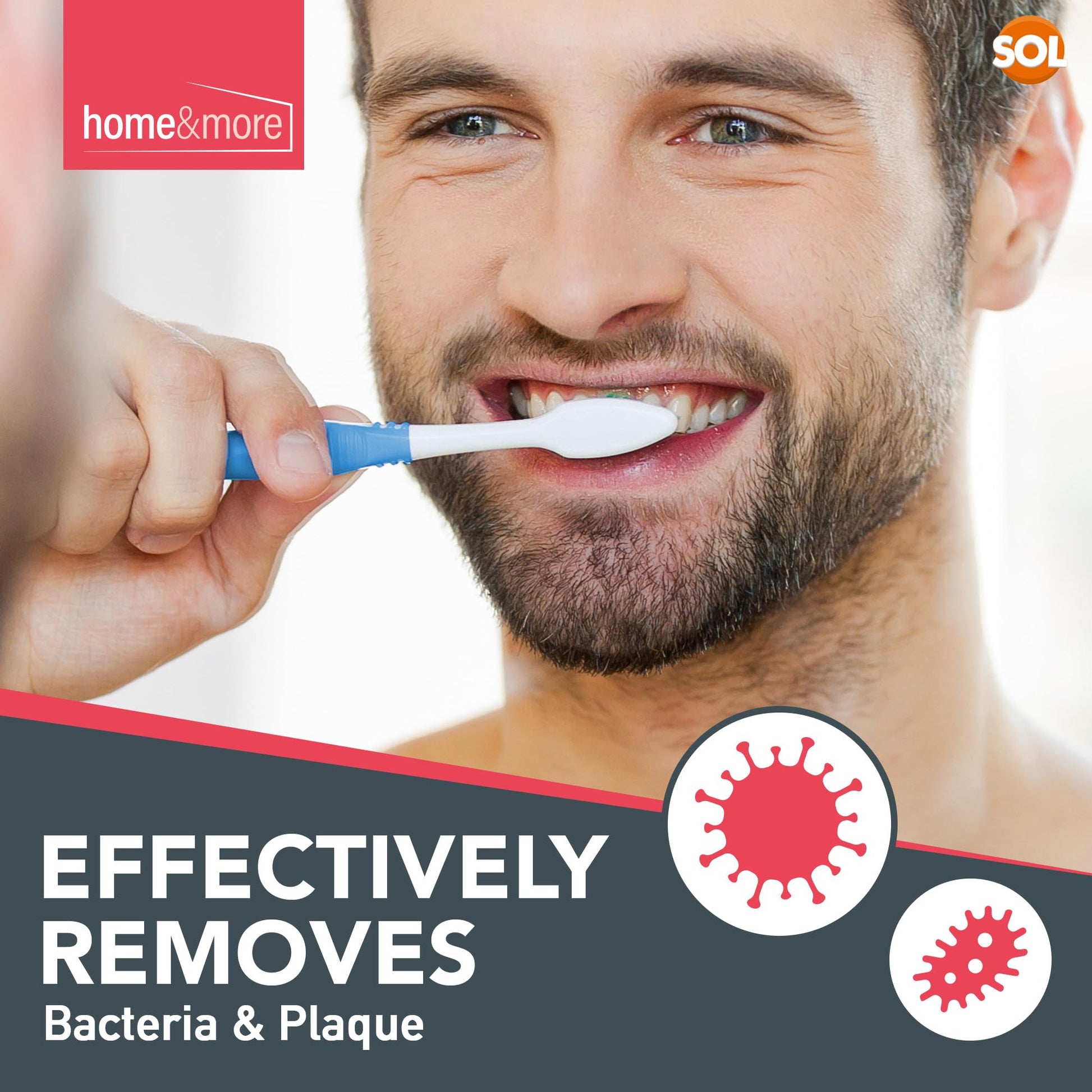 8pk Toothbrushes Multipack Soft Bristles Manual Pack Dental Care Oral Hygiene