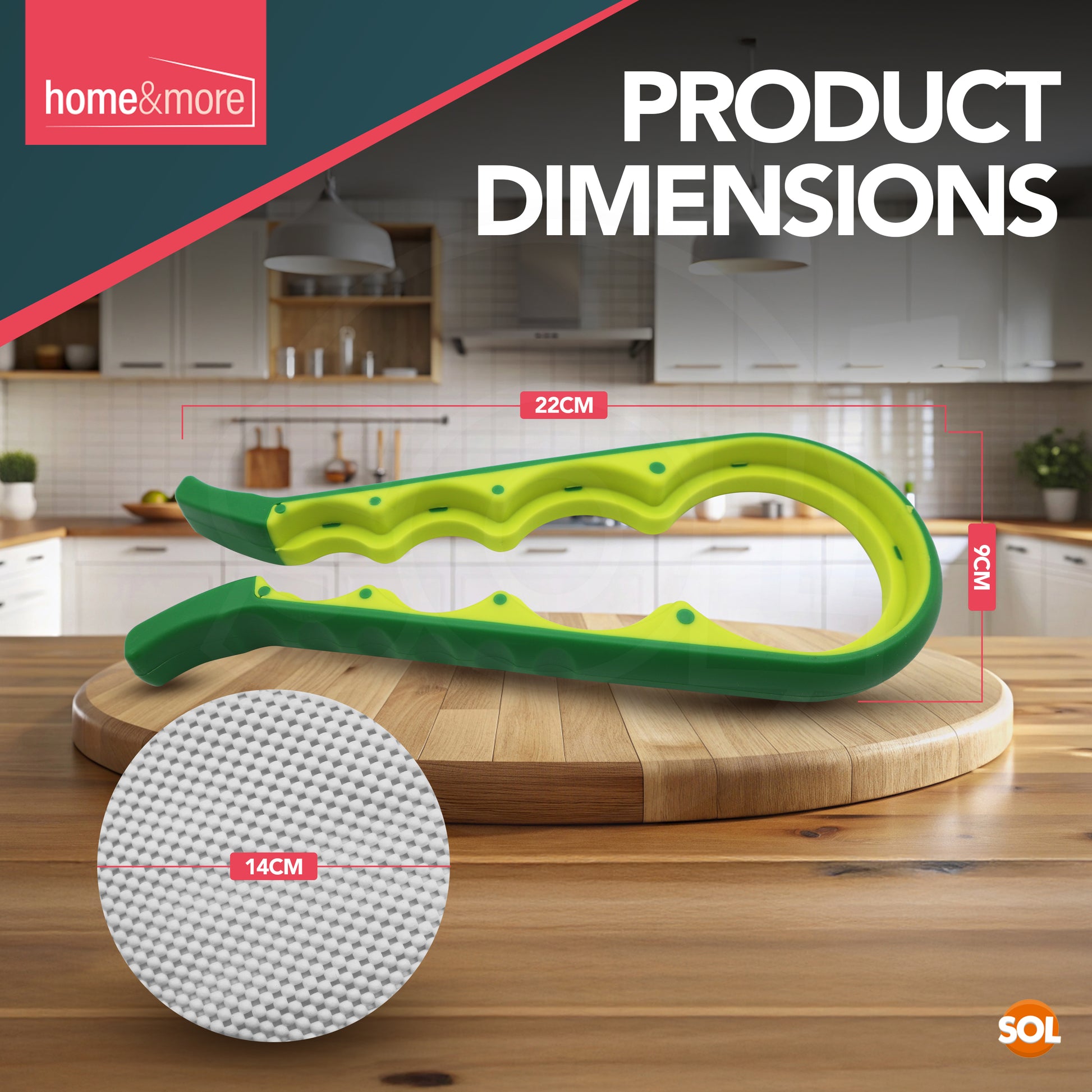 Easy Grip Jar Opener | Lid & Bottle Opening Multitool for Arthritis