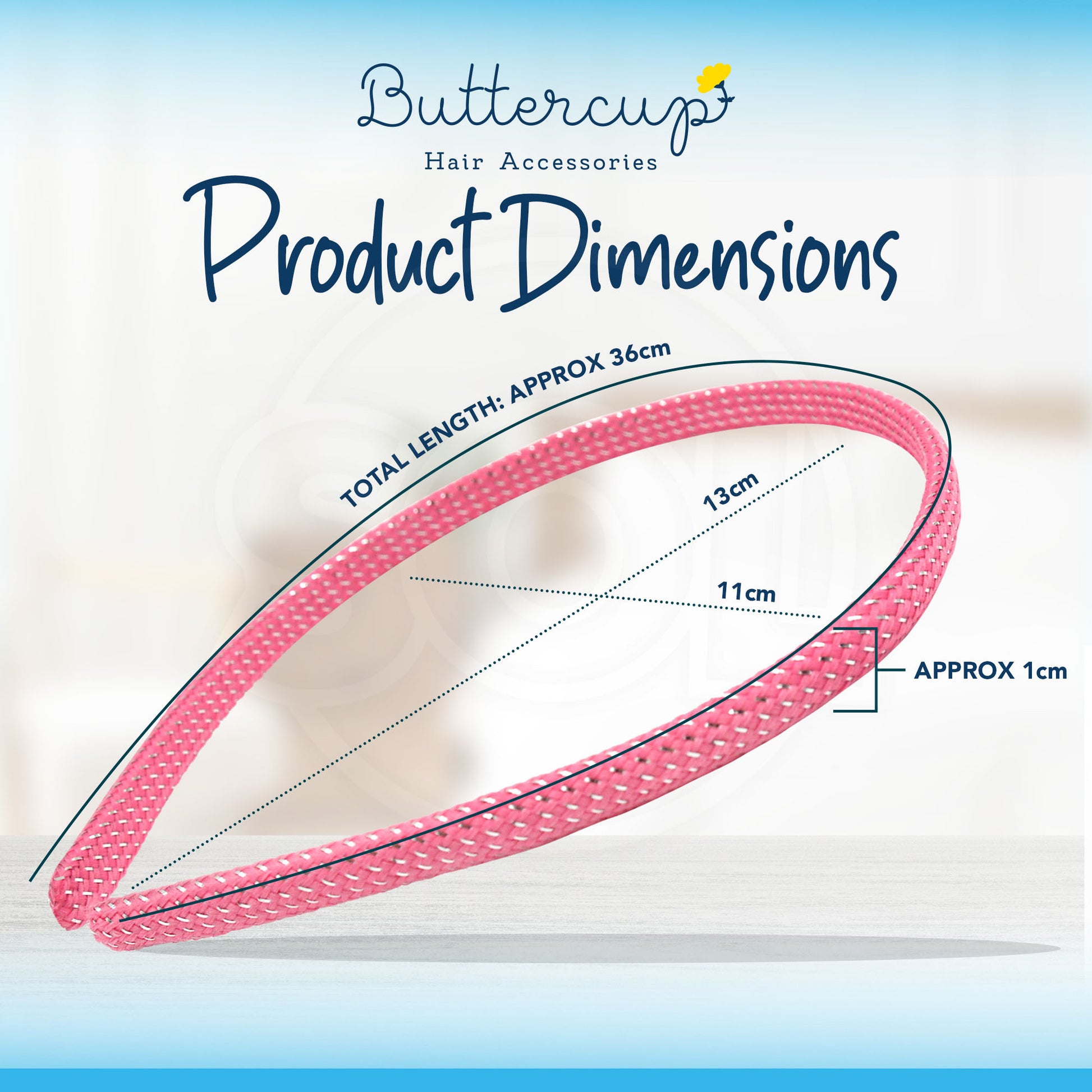 5pk - 10pk Fabric Alice Bands Durable Hair Headbands Hairband For Girls Women Ladies