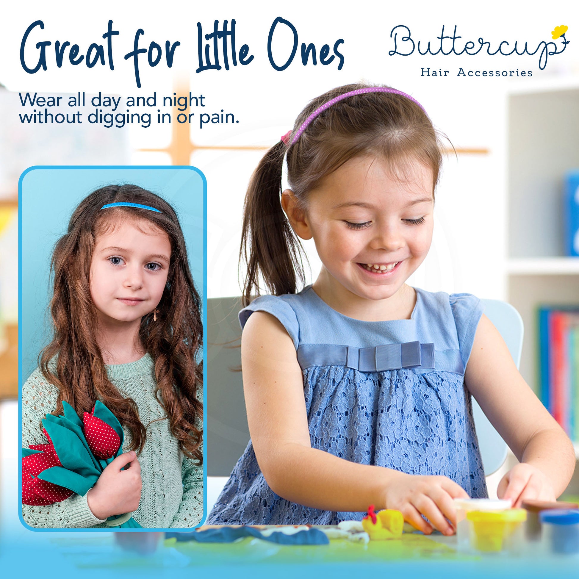 5pk - 10pk Fabric Alice Bands Durable Hair Headbands Hairband For Girls Women Ladies