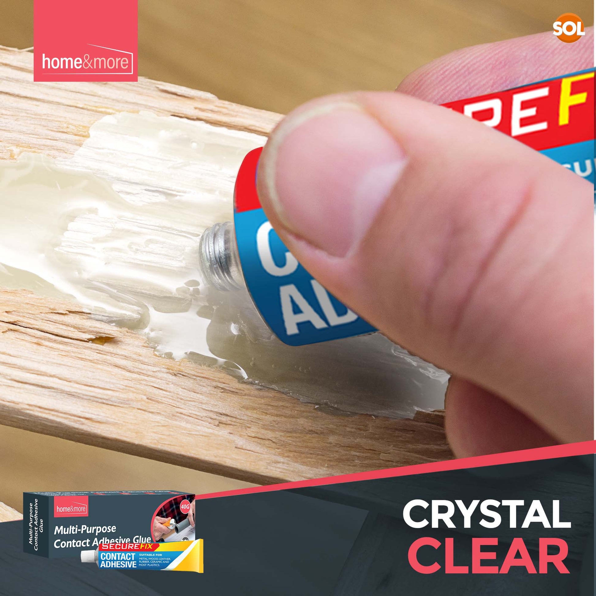 40ml Contact Adhesive Tube Glue | Multi Purpose Waterproof Shoe Leather Rubber