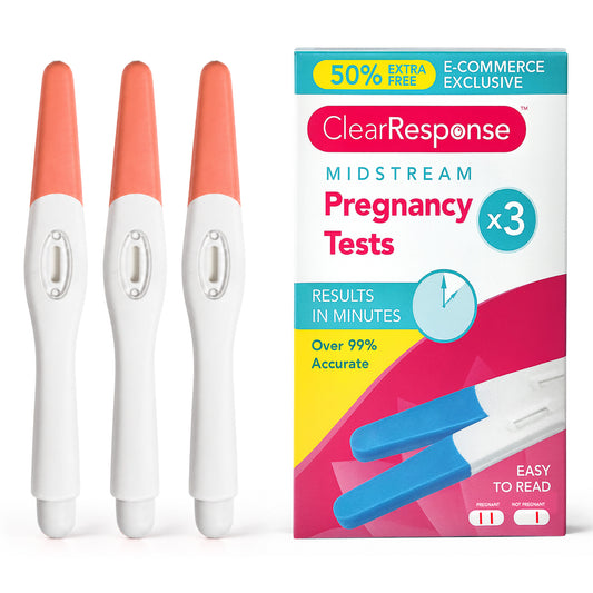 Midstream Pregnancy Test Sticks HCG Early Detection Kit | 3 Pack