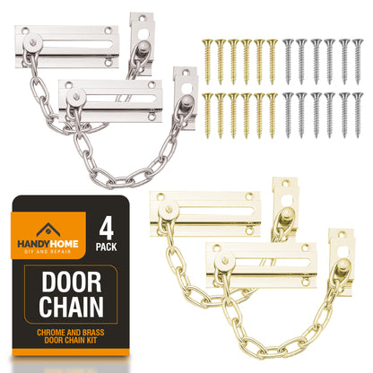 Door Chain Security Lock For Heavy Duty Bolt Guard Latch Front Safety Catch